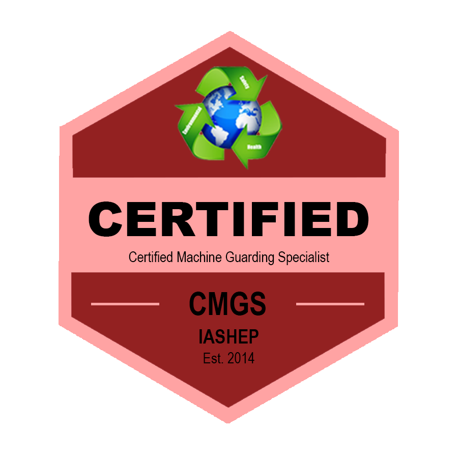 Certified Machine Guarding Specialist (CMGS) Badge